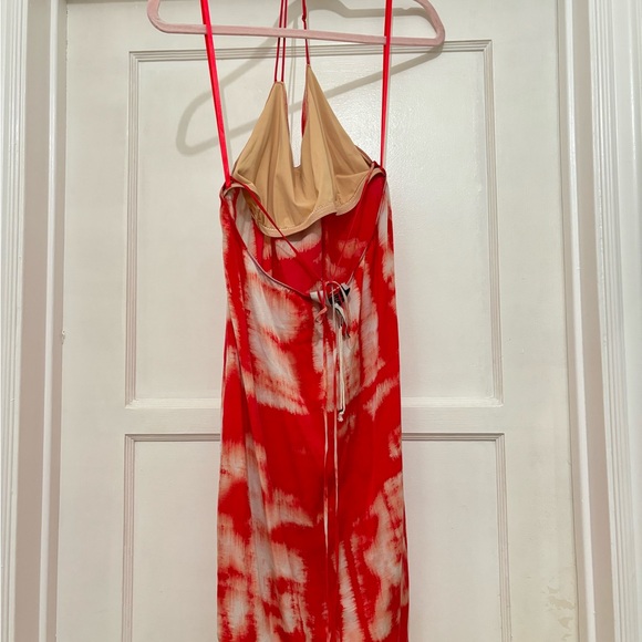 Summer Halter Dress. Worn once. Size Small - Picture 2 of 2